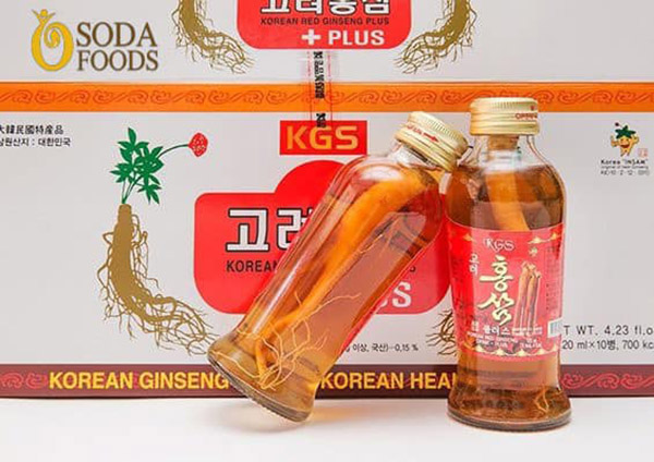Nước uống hồng sâm KGS - Siêu Thị Hàn Quốc - Công Ty TNHH Thực Phẩm Sạch Việt Hàn